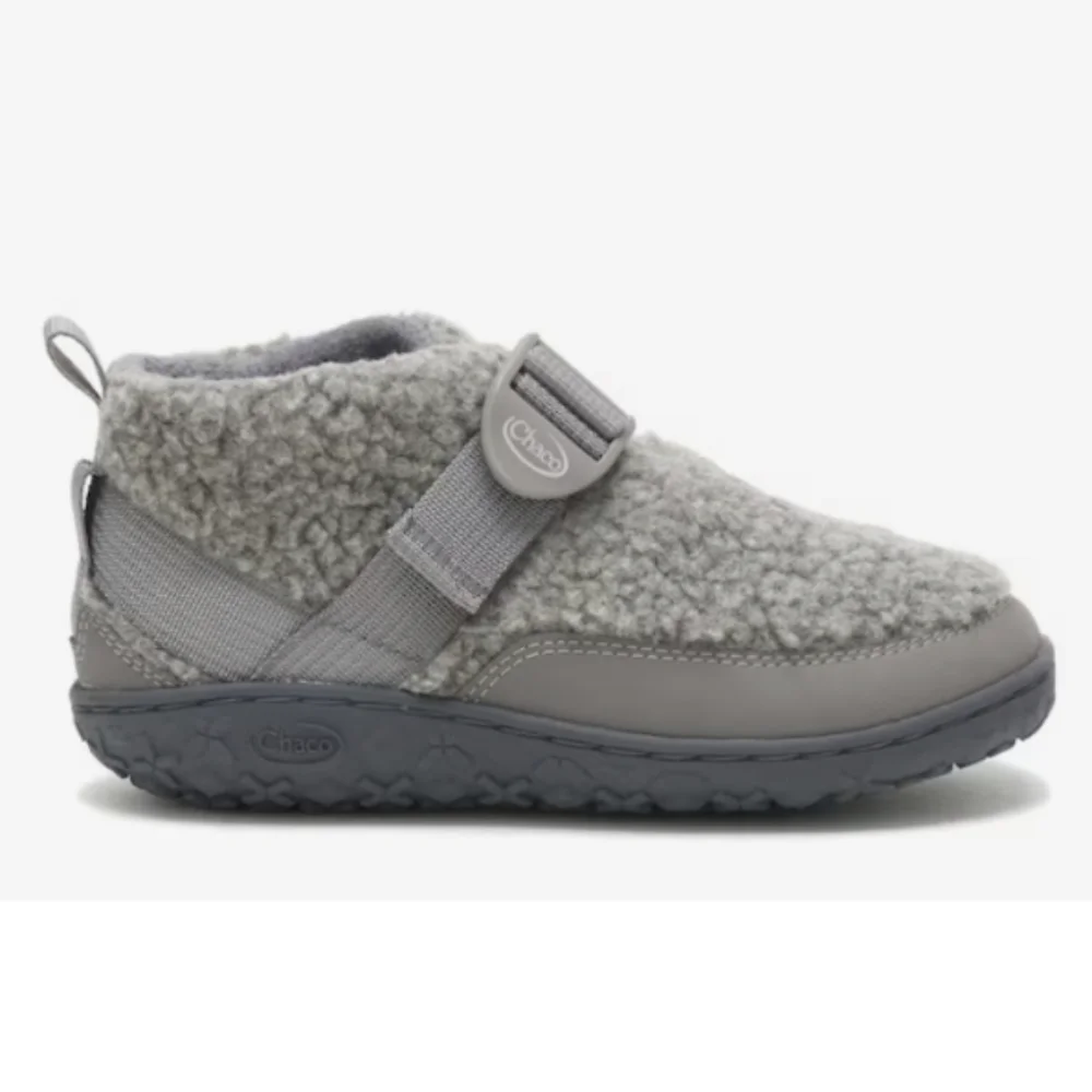 NIB Chaco Ramble Fluff Bootie Light Grey Color Kids Size 5
